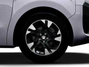 Vauxhall Zafira Life Electric Small 2024 3D Model