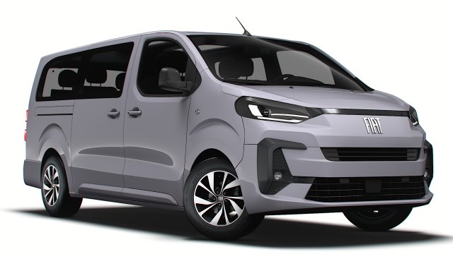 Fiat E Ulysse L3 2024 3D मॉडल .c4d .max .obj .3ds .fbx .stl .blend 