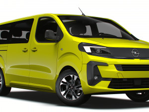 Opel Zafira Life Electric Large 2024 3D 모델