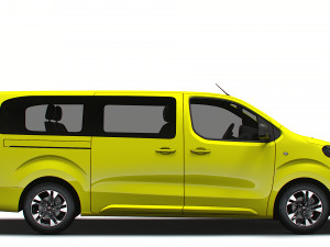 Opel Zafira Life Electric Large 2024 3D 模型