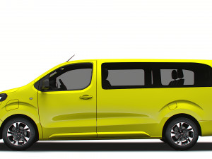 Opel Zafira Life Electric Large 2024 3D 模型
