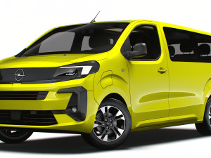 Opel Zafira Life Electric Large 2024 3D 模型