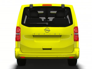 Opel Zafira Life Electric Large 2024 3D 模型