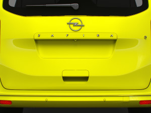 Opel Zafira Life Electric Large 2024 3D 模型
