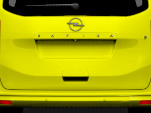 Opel Zafira Life Electric Large 2024 3D 模型