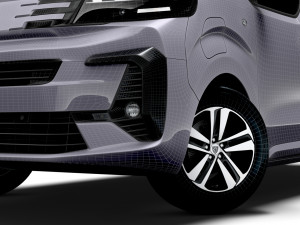 Peugeot e Traveller L3 2024 Modello 3D