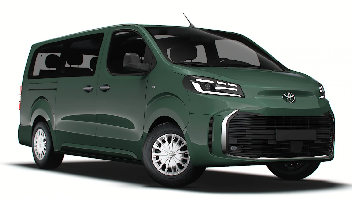 Toyota ProACE Verso Electric Long 2024 3D Model .c4d .max .obj .3ds .fbx .stl .blend 