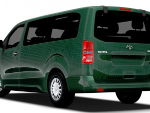 Toyota ProACE Verso Electric Long 2024 Modello 3D