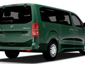 Toyota ProACE Verso Electric Long 2024 Modello 3D