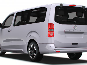Vauxhall Zafira Life Electric Large 2024 Modello 3D