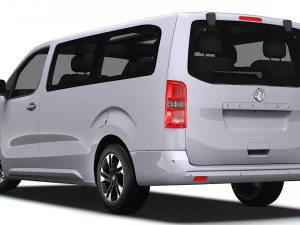 Vauxhall Zafira Life El&eacute;trico Grande 2024 Modelo 3D