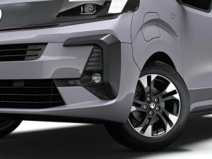 Vauxhall Zafira Life El&eacute;trico Grande 2024 Modelo 3D