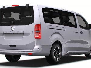 Vauxhall Zafira Life El&eacute;trico Grande 2024 Modelo 3D