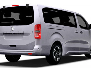 Vauxhall Zafira Life El&eacute;trico Grande 2024 Modelo 3D