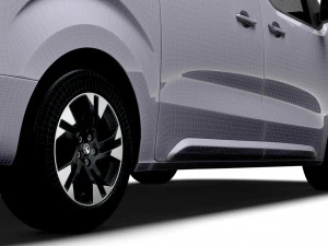 Vauxhall Zafira Life El&eacute;trico Grande 2024 Modelo 3D