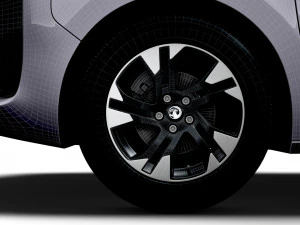 Vauxhall Zafira Life El&eacute;trico Grande 2024 Modelo 3D