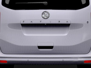 Vauxhall Zafira Life El&eacute;trico Grande 2024 Modelo 3D