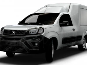 Peugeot Partner Rapid 2023 3D Model