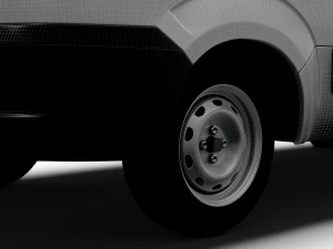 RAM Promaster Cepat 2024 Model 3D