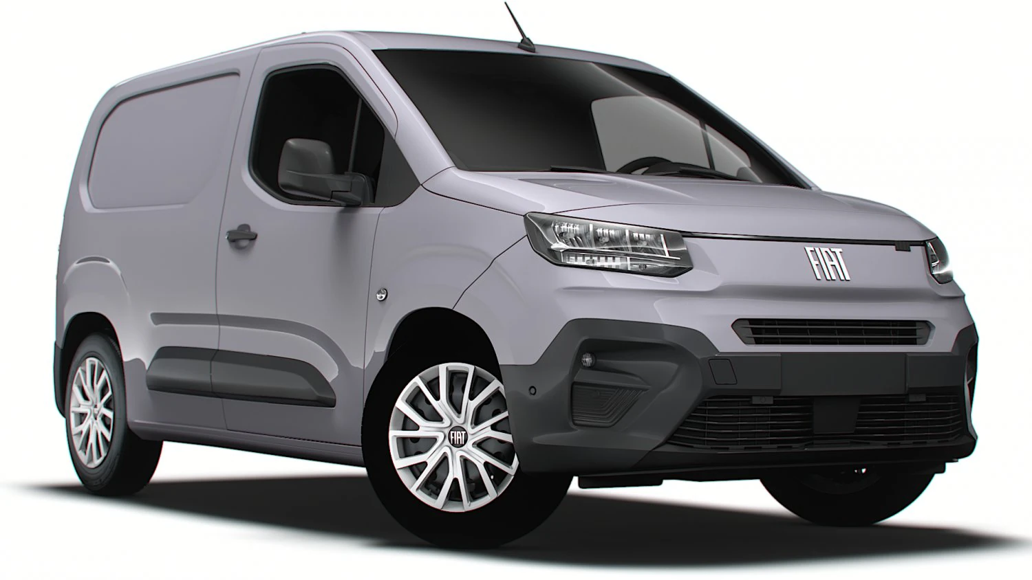 Fiat E Doblo SWB Van 2024 3D Model .c4d .max .obj .3ds .fbx .stl .blend