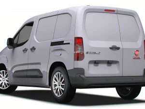 Fiat E Doblo SWB Van 2024 3D Model