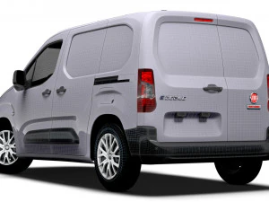 Fiat E Doblo SWB Van 2024 3D Model