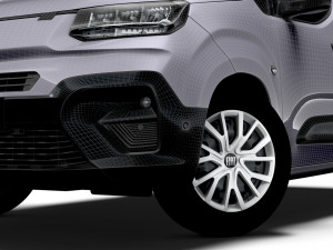 Fiat E Doblo SWB Van 2024 Modelo 3D
