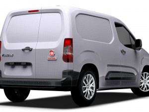 Fiat E Doblo SWB Van 2024 Modelo 3D