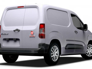 Fiat E Doblo SWB Van 2024 3D Model