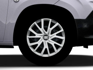Fiat E Doblo SWB Van 2024 3D Model