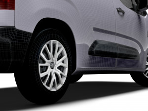 Fiat E Doblo SWB Van 2024 Modelo 3D
