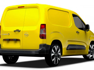Opel Combo e Van SWB 2024 3D Model