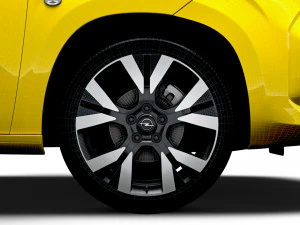 Opel Combo e Van SWB 2024 3D Model