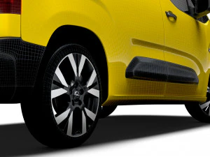 Opel Combo e Van SWB 2024 3D Model