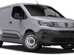 Peugeot e Partner SWB 2024 3D Модель