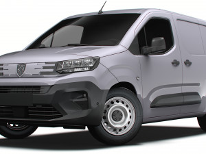 Peugeot e Partner SWB 2024 3D Model