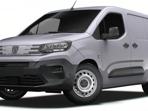 Peugeot e Partner SWB 2024 3D Model