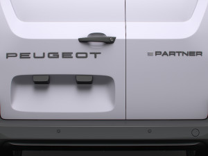 Peugeot e Partner SWB 2024 3D Model