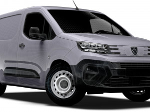 Peugeot e Partner SWB 2024 3D Model