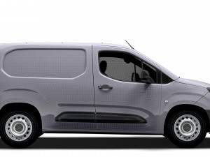 Peugeot e Partner SWB 2024 3D Model