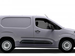 Peugeot e Partner SWB 2024 3D Model
