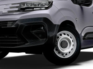 Peugeot e Partner SWB 2024 3D Model