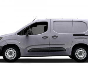 Peugeot e Partner SWB 2024 3D Model