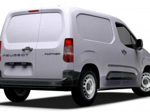 Peugeot e Partner SWB 2024 3D Model