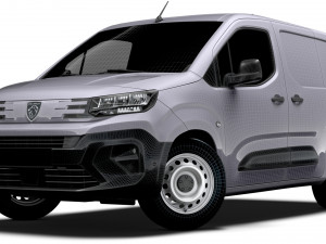 Peugeot e Partner SWB 2024 3D Model