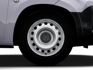 Peugeot e Partner SWB 2024 3D Model