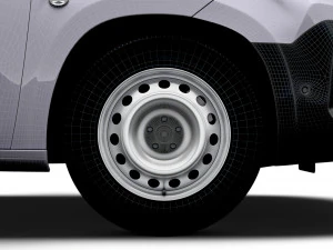 Peugeot e Partner SWB 2024 3D Model
