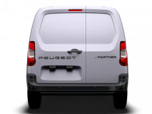 Peugeot e Partner SWB 2024 3D Model