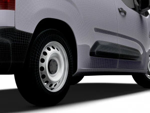 Peugeot e Partner SWB 2024 3D Model