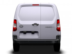 Toyota ProAce City Van Electric SWB 2024 3D Model